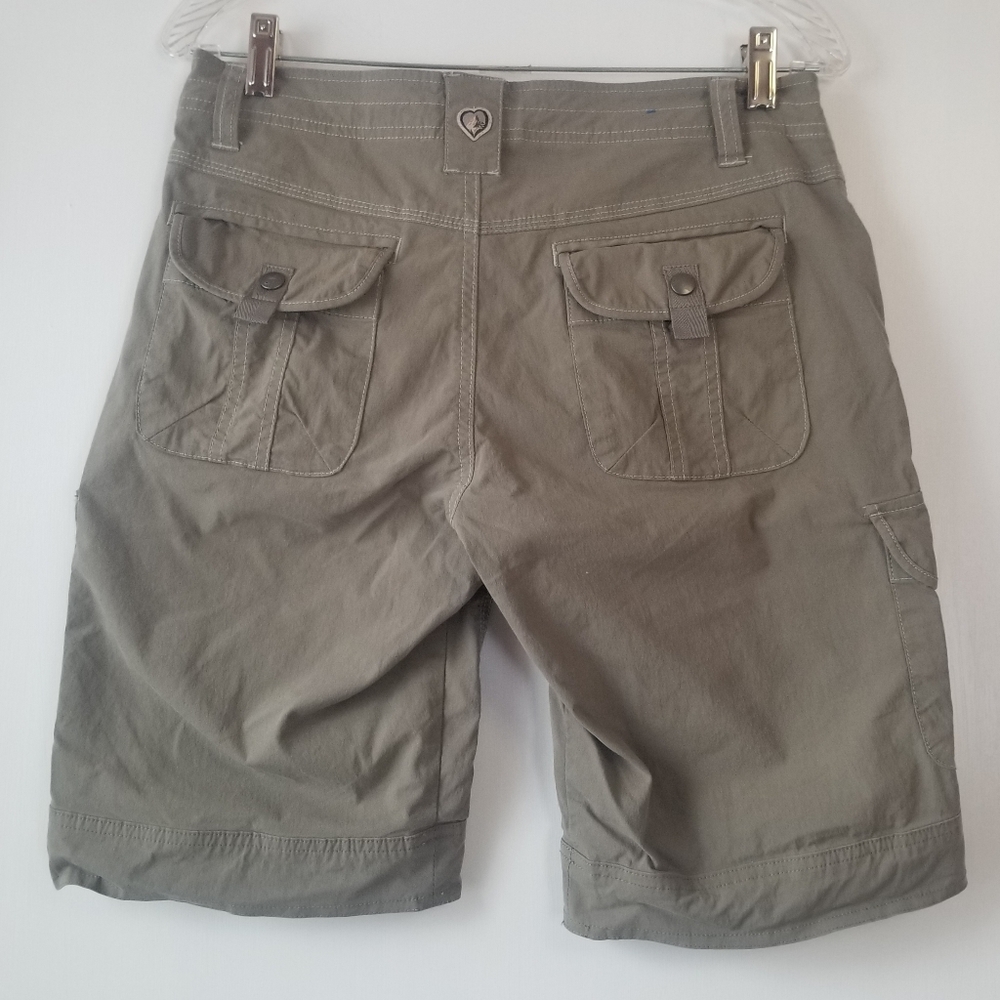KUHL Women's Sage Cargo Hiking 11" Inseam Shorts. Size 6 - Picture 2 of 9
